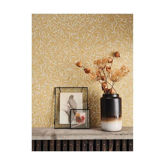 Обои Casadeco 88172539 Bambu Jaune safran