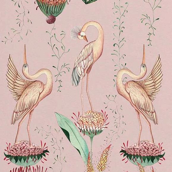 Обои Aura Signature WP191062 Paradis de Herons Rose