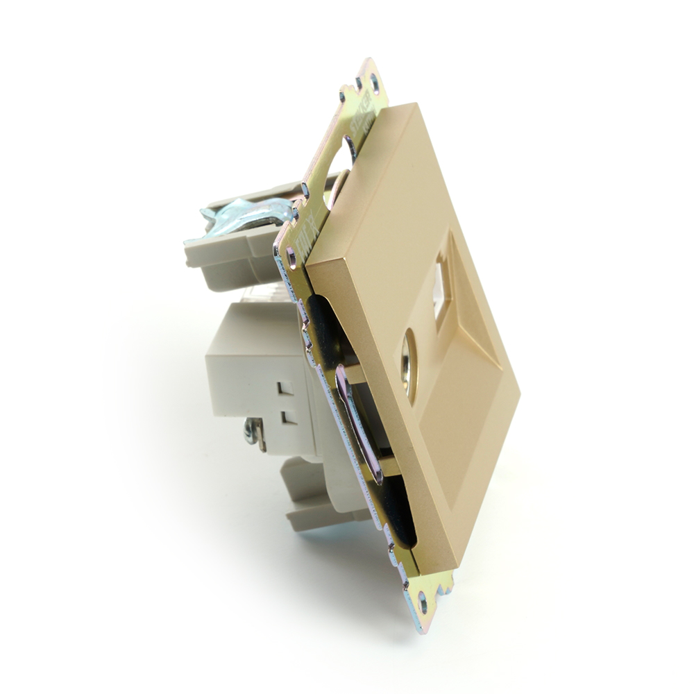 Розетка TV + компьютерная RJ-45 Stekker Катрин GLS00-7106-08 49230