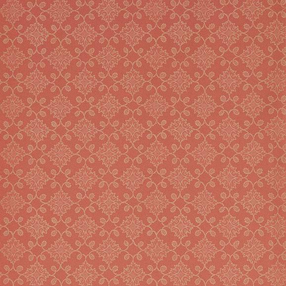 Обои Zoffany ZEND313091 Deep Salmon Floral Tracery