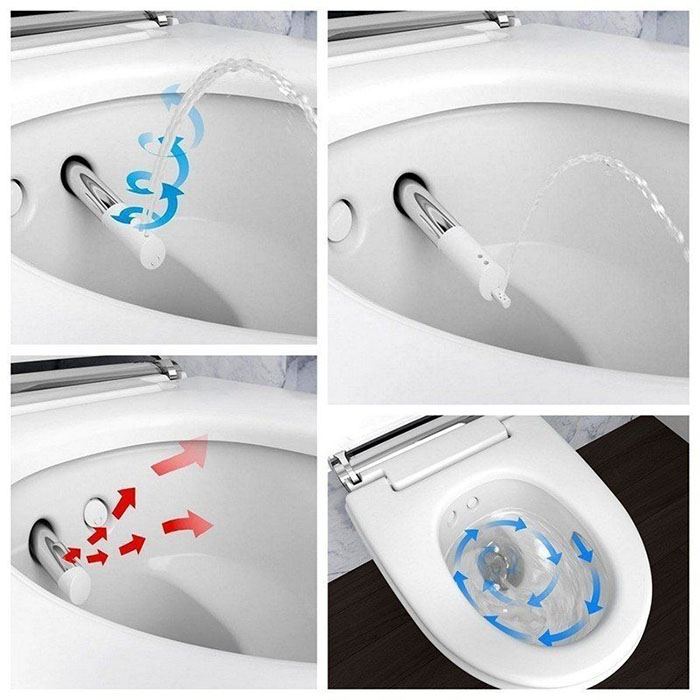 Geberit AquaClean Mera Comfort Унитаз-биде подвесной, KeraTect, панель белая, цвет: белый глянцевый