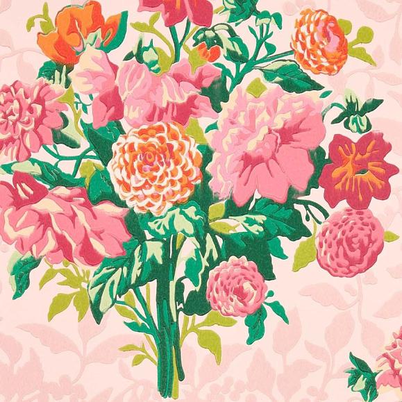 Обои Harlequin 113056 Dahlia Bunch Rose Quartz/Spinel