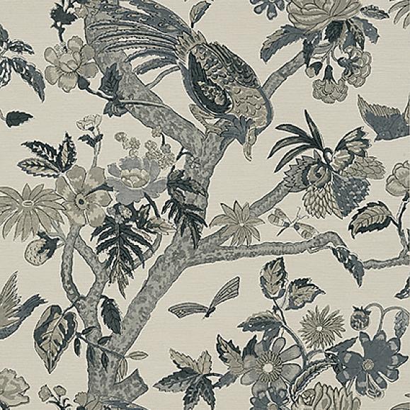 Обои Thibaut T10227 Coromandel Grey