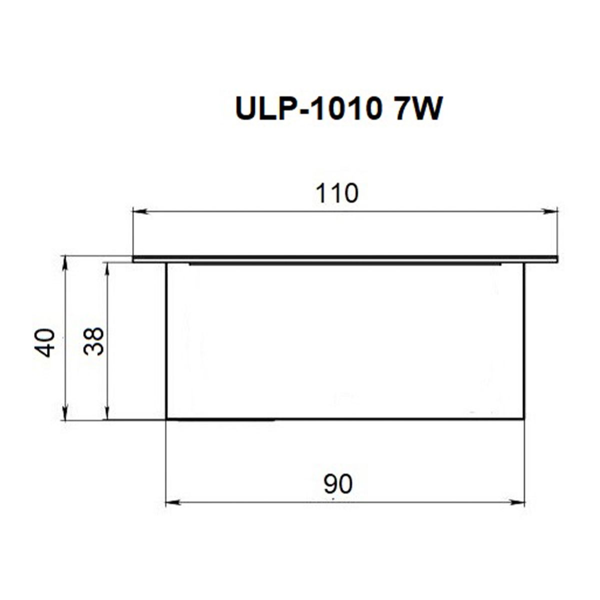Встраиваемый светильник Uniel ULP-1010-7W/4000K IP54 GRILYATO OPAL WHITE UL-00012839