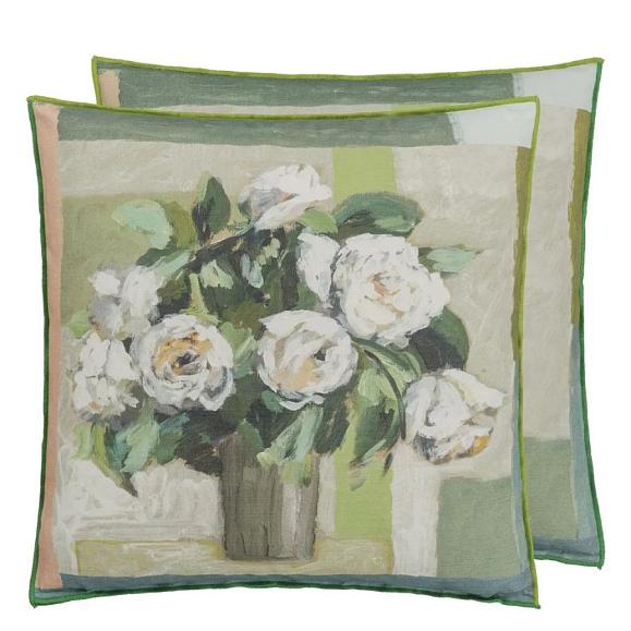 Подушка CCDG1581, Celadon Vase Cotton, Celadon, Designers Guild 50 x 50см