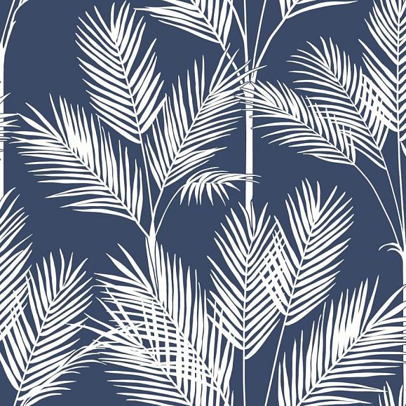 Обои York CV4410 King Palm Silhouette Navy