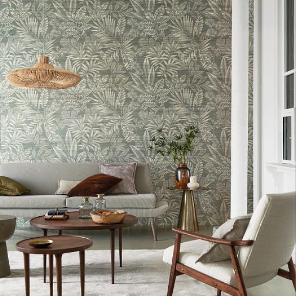 Обои Casamance 70865284 Mandrare Bleu Grise