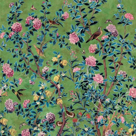 Панно Thibaut TM13669 Jardin Bloom Mural Green