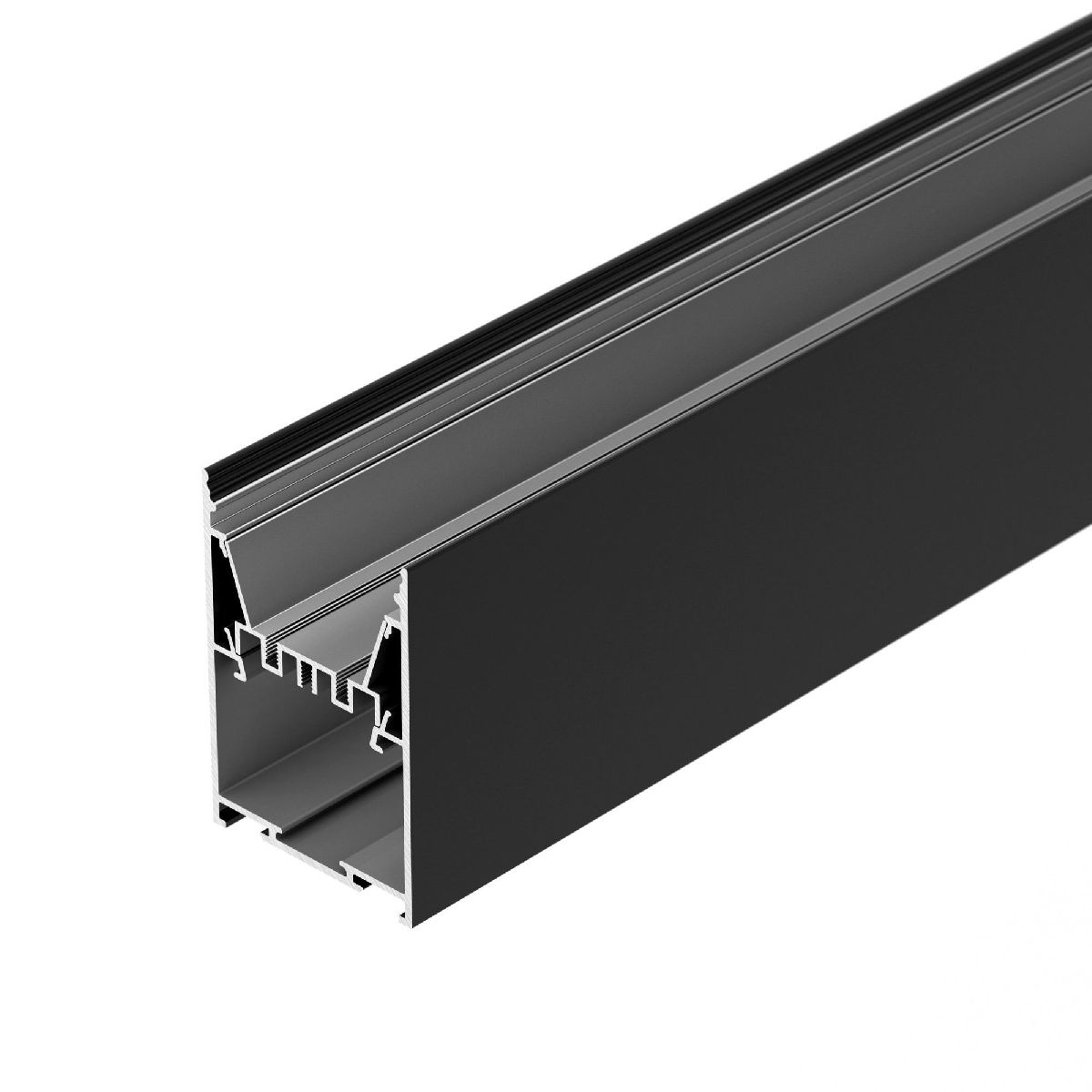 Алюминиевый профиль Arlight LINE-5075-HONEYCOMB-2000 BLACK 044874
