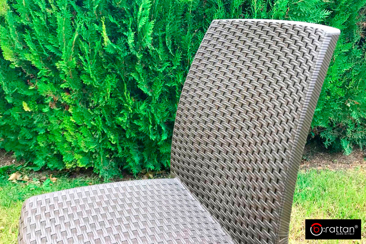 Стул B:rattan ВИРДЖИНИЯ / VIRGINIA без подлокотников, коричневый