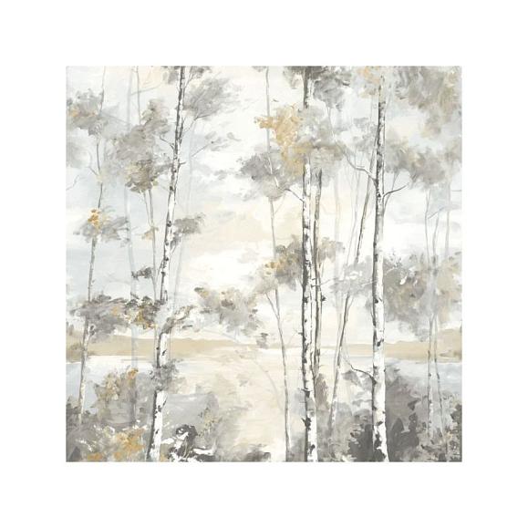Панно Casadeco 89569203 Foret Boreale Gris hivernal