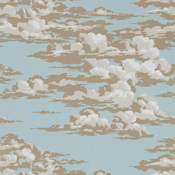 Обои Sanderson 216601 Silvi Clouds Clouds English Blue