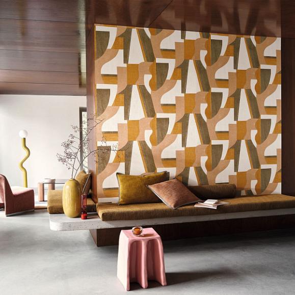 Обои Casamance 76001834 Gino Ocre/nude