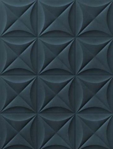 КЕРАМОГРАНИТ E066 4D FLOWER DEEP BLUE