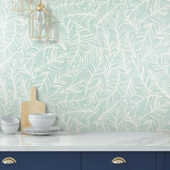 Обои York TC2716 Rainforest Canopy Aqua