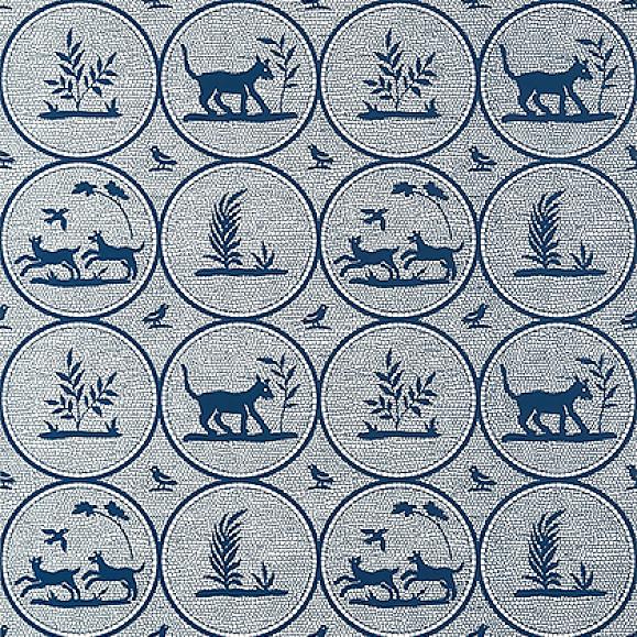 Обои Thibaut T14348 Dooley Navy