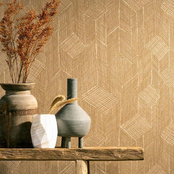 Обои Arte 66012 Shibam Plaster Beige