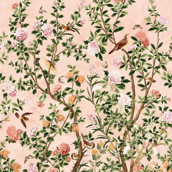 Панно Thibaut TM13667 Jardin Bloom Mural Pink