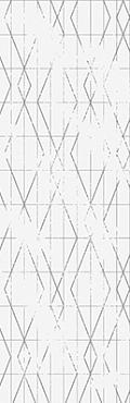 Вставка TY2U051-63 Trendy геометрия белый 25х75