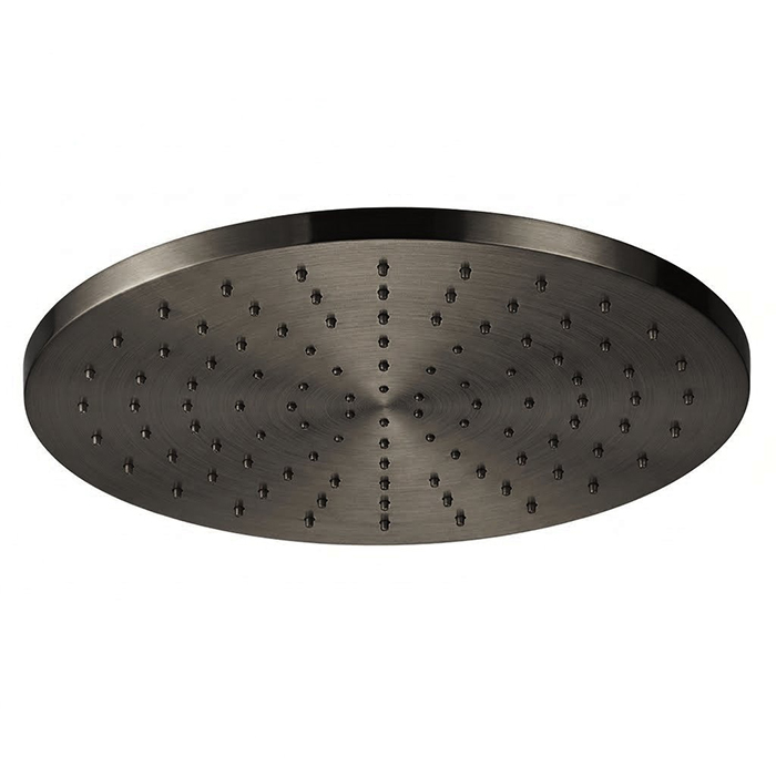 Almar Round Верхний душ Ø30см., настенный, круглый, латунь, цвет: Gun Metal Brushed PVD