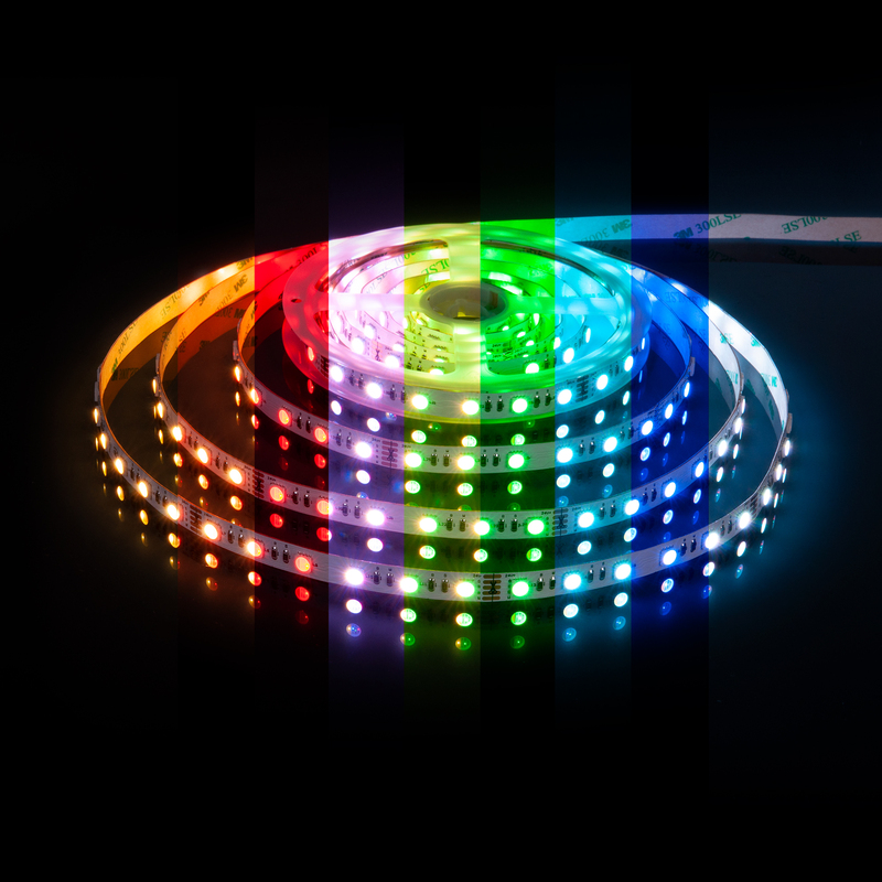 Светодиодная лента Elektrostandard 24V 24W 60Led 5050 IP20 MIX RGB/теплый белый, 5м 4690389172298 a053701