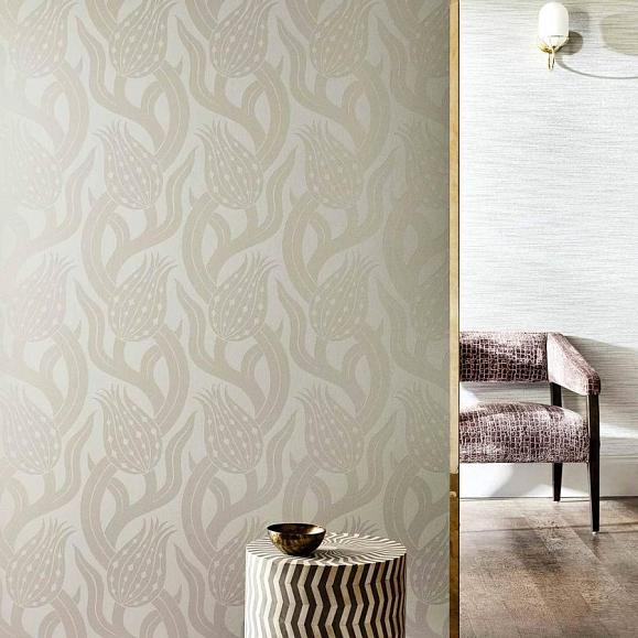 Обои Zoffany 312998 Persian Tulip Silver