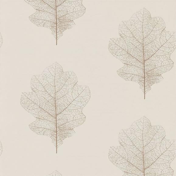 Обои Sanderson 215699 Oak Filigree Milk/Pearl