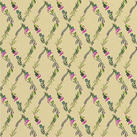 Обои Aura Signature WP172034 Flamingo Road Gold