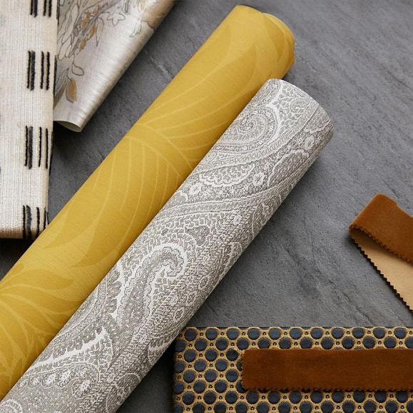 Обои Zoffany 313022 Marsden'S Palm Damask Tigers Eye
