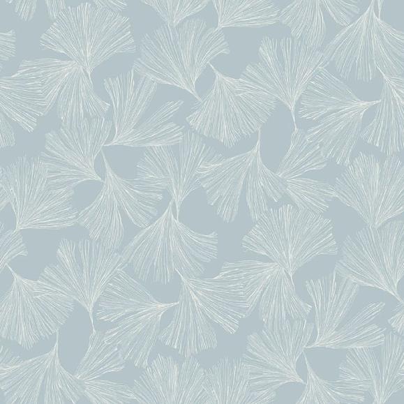 Обои York DD3743 Ginkgo Toss Blue