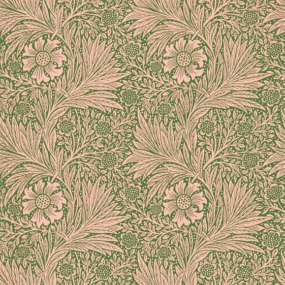 Обои Morris 216953 Marigold Pink/Olive