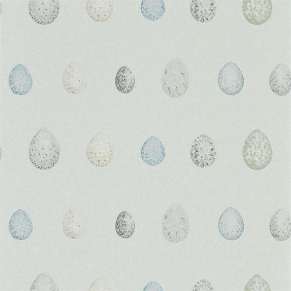 Обои Sanderson 216504 Nest Egg Marine Aqua