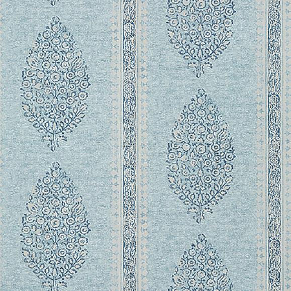 Обои Thibaut T10235 Chappana Slate Blue