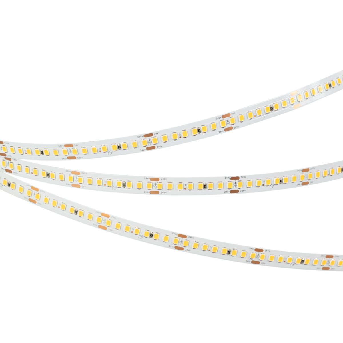 Светодиодная лента Arlight RT-A192-10mm 24V Warm2700 (17.6 W/m, IP20, 5m) (высок.эфф.150 лм/Вт) 038776(1)