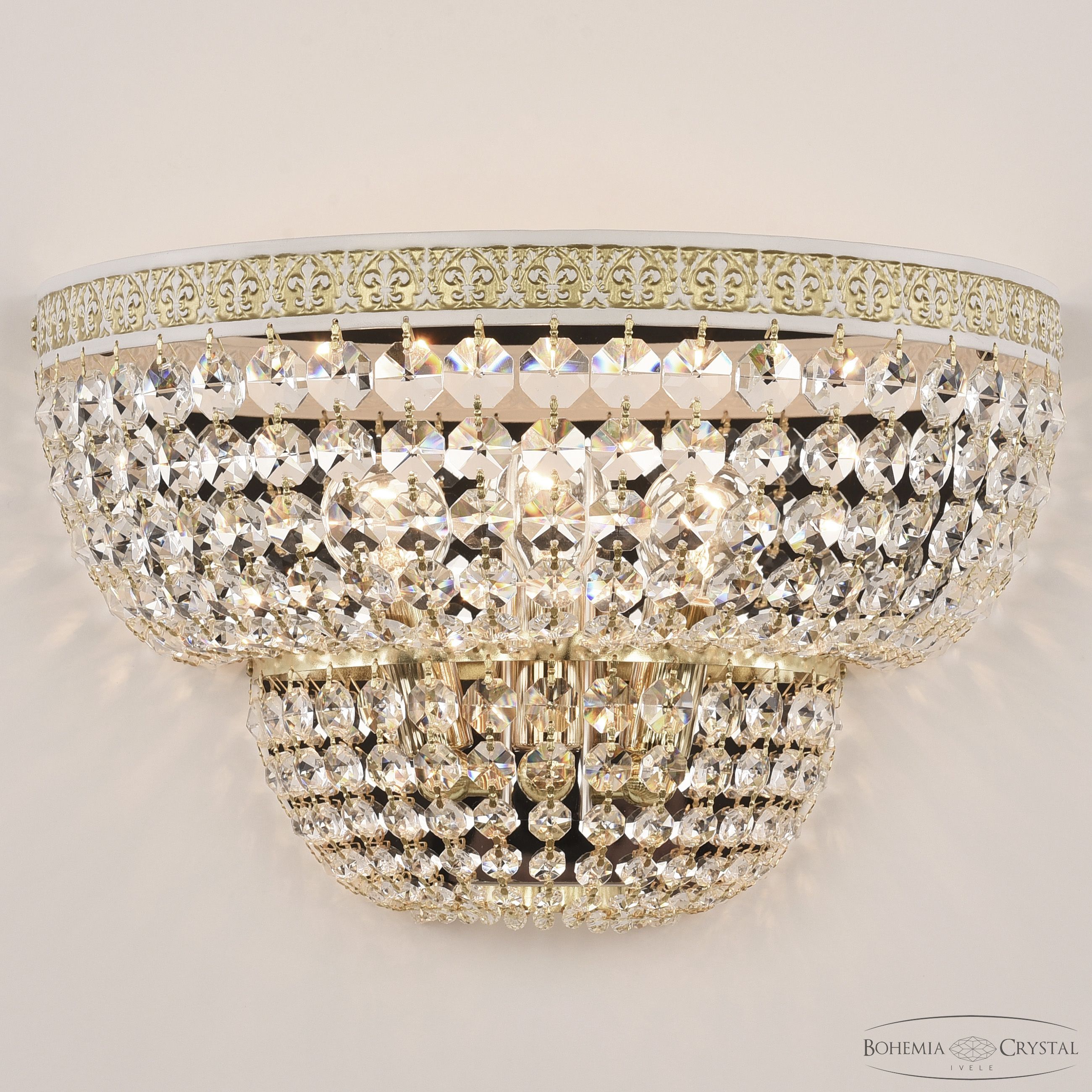 Настенный светильник Bohemia Ivele Crystal AL19101B/35FL WMG