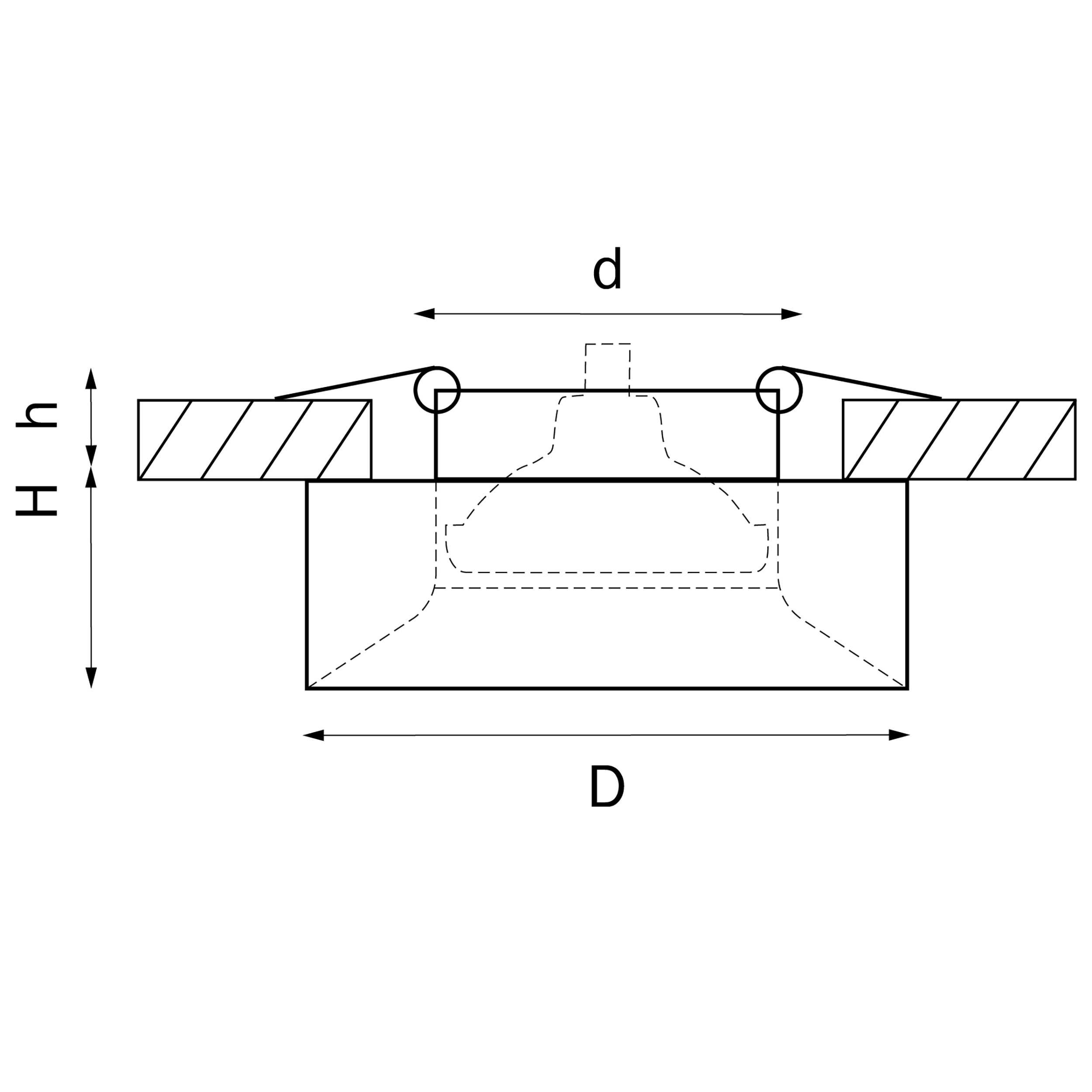 Встраиваемый светильник Lightstar Levigo L01002720 (010027+510020)