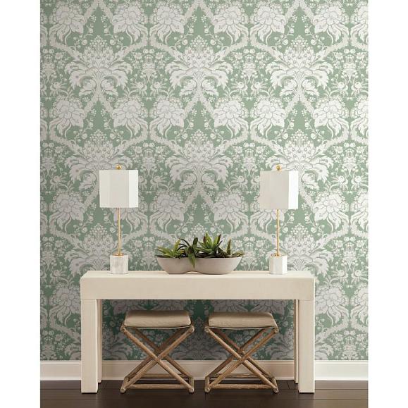 Обои York DM4954 French Artichoke Damask Green