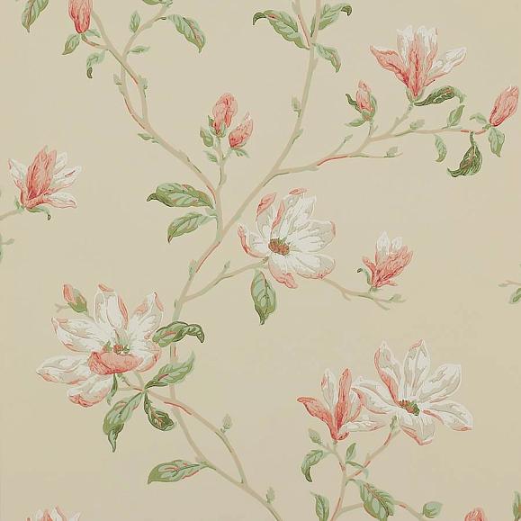 Обои Colefax and Fowler 07976/09 Marchwood Coral/Sage