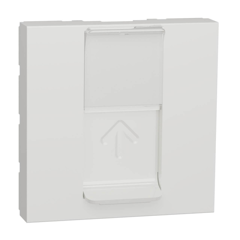 Лицевая панель RJ45 одиночная без коннектора Schneider Electric Unica Modular NU941118