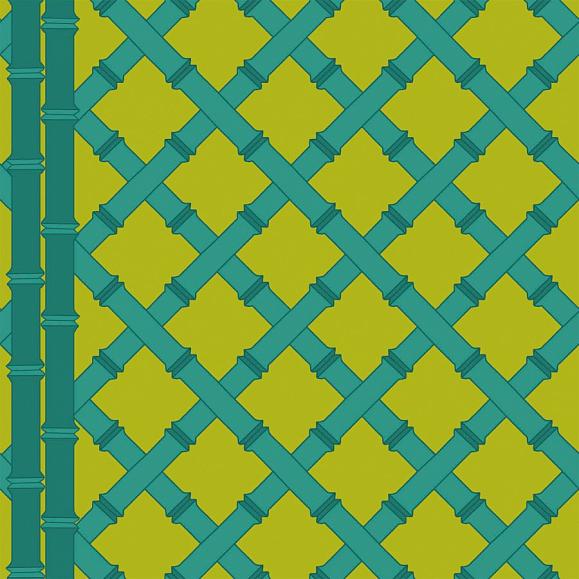 Обои Gaston y Daniela GDW5455-001 Trellis Lima/Esmeralda