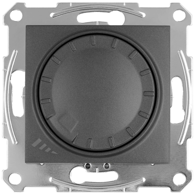 Диммер поворотно-нажимной универсальный Schneider Electric Sedna 4-400W SDN2201270