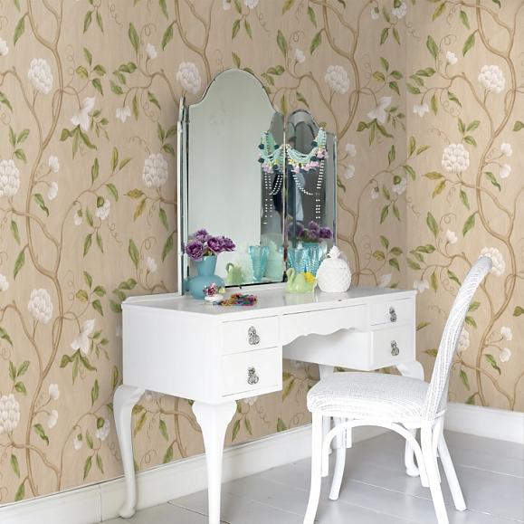 Обои Colefax and Fowler 07949/01 Snow Tree Cream