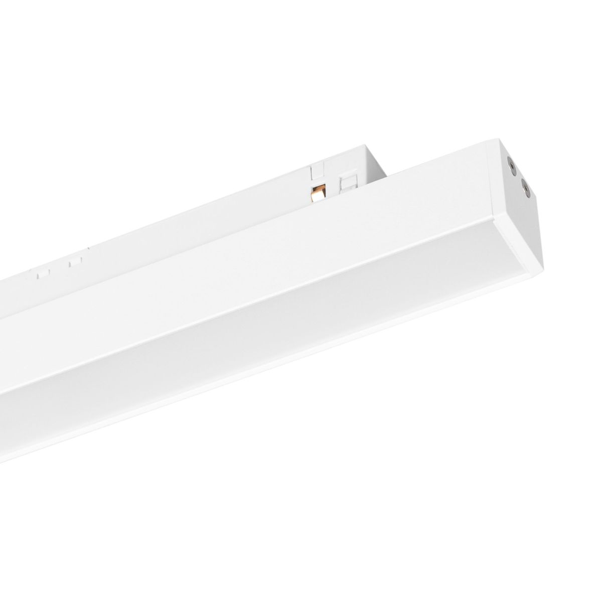 Трековый магнитный светильник Arlight MAG-ORIENT-FLAT-L235-8W Warm3000 (WH, 100 deg, 48V, DALI) 035835(1)