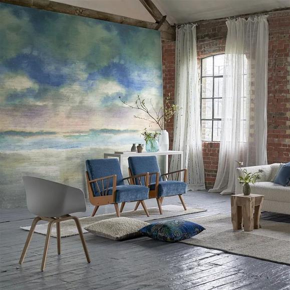 Панно Designers Guild PDG1184/01 Paysage Marin Grasscloth Sky