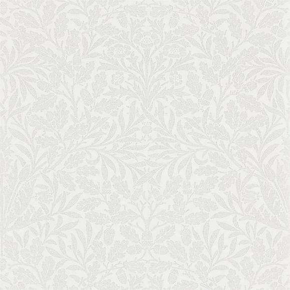 Обои Morris 216043 Pure Acorn Chalk/Silver