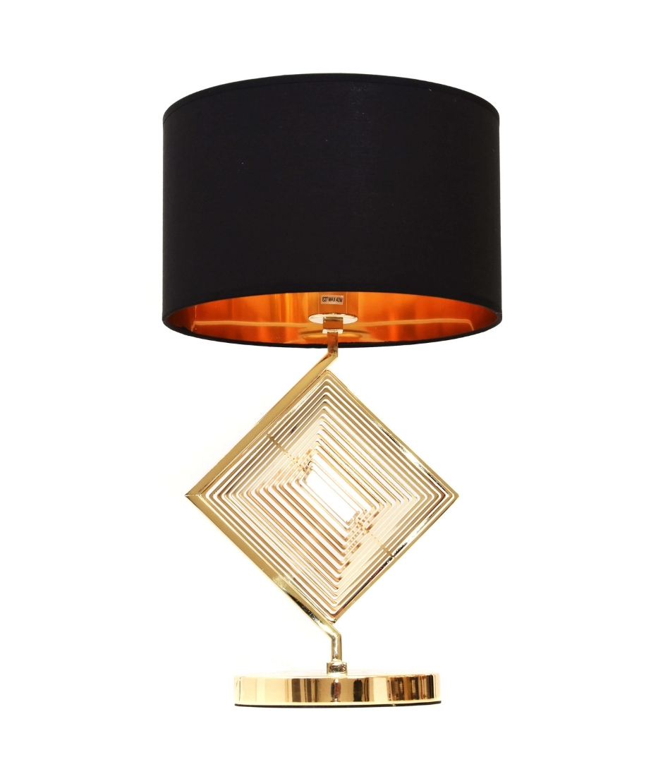 Настольная лампа Lumina Deco Fabi LDT 5529 F.GD+BK