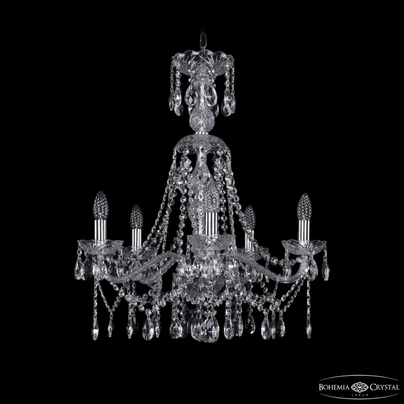 Подвесная люстра Bohemia Ivele Crystal 1413/5/200/XL-66 Ni