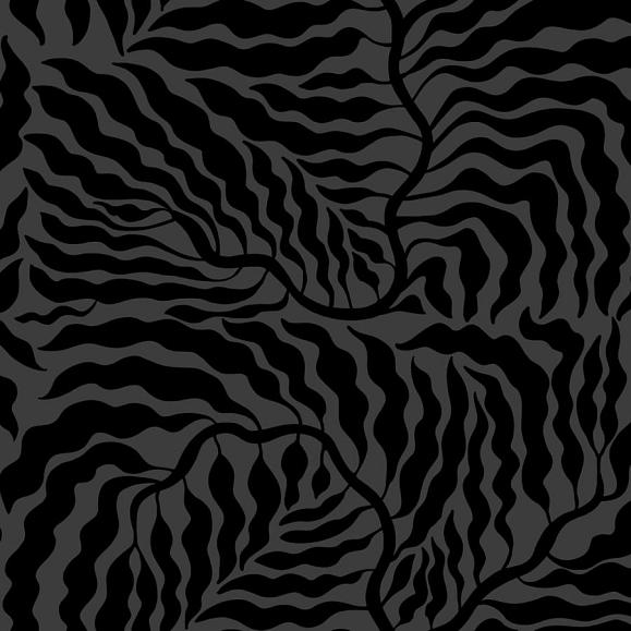 Обои York AG2062 Fern Fronds Black