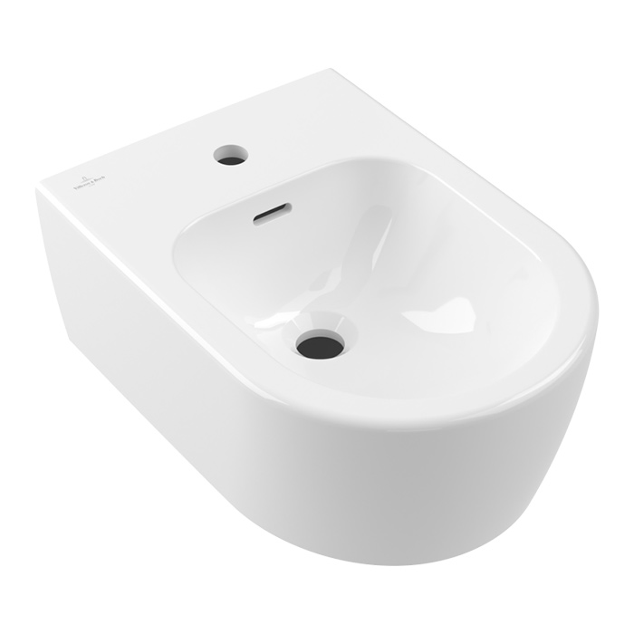 Villeroy&Boch Skyla Биде подвесное 37x53см, с 1 отв., цвет: альпийский белый