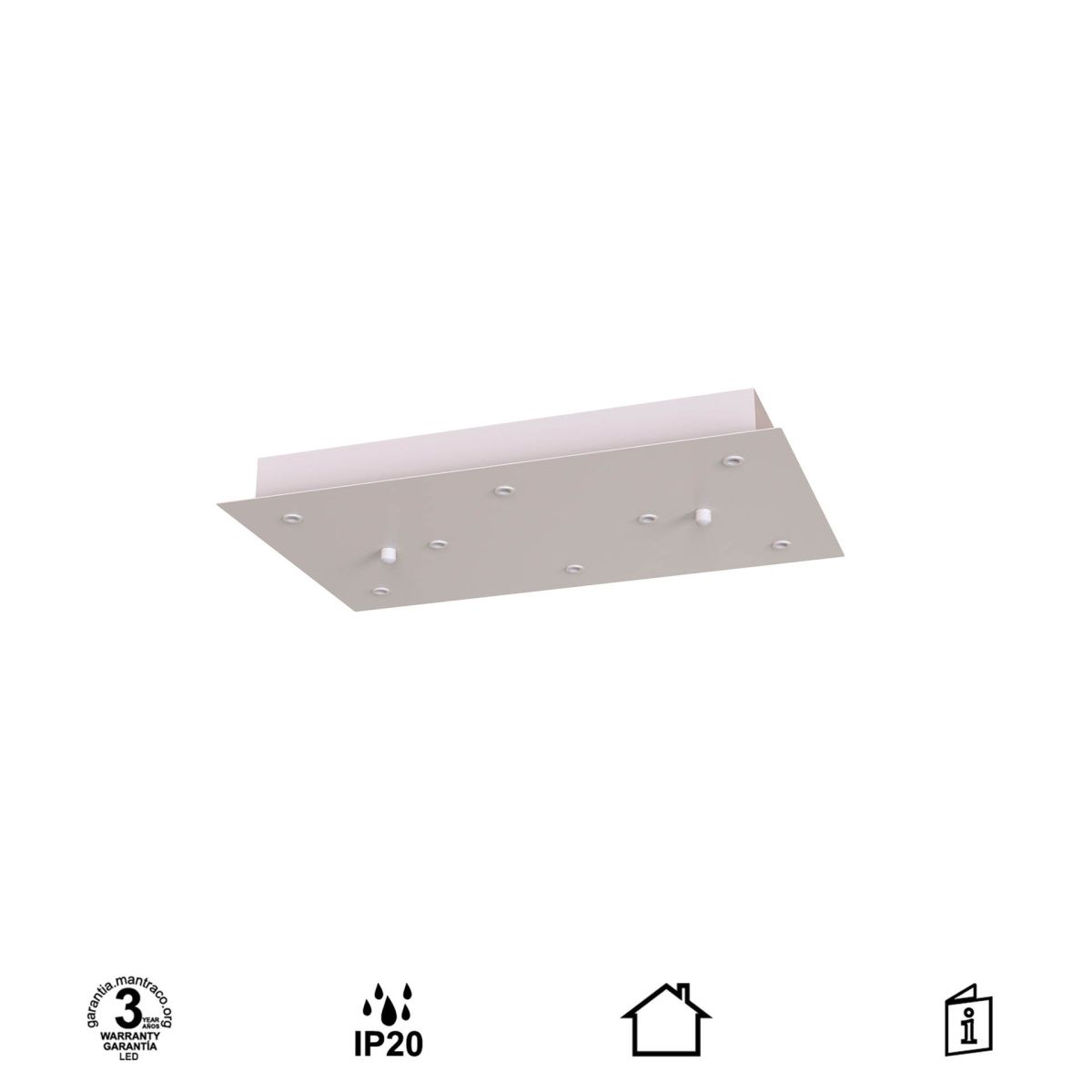 Основание потолочное 8L Mantra Modular Light Florones 9386